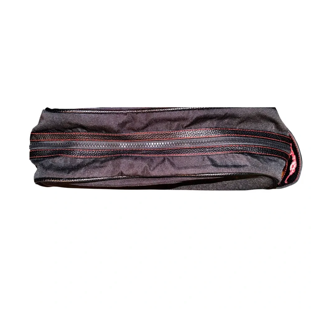 Vtg Ed Hardy Skull Roses Toiletry Bag Unisex Black Red Y2K Tattoo Travel Dopp